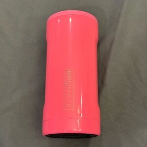 BrüMate Pink SLIM can koozie